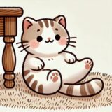 我が家の猫の写真をもとにしてChatGPTでイラストにしてもらいました